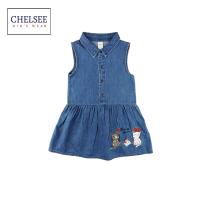 ราคา Chelsee ชุดยีนส์เดรสกระโปรง เด็กผู้หญิง รุ่น 237982 มีปก ปักลายแมว ผ้ายีนส์เดนิม นิ่ม ผ้าบาง อายุ 2 9 ปี เสื้อผ้าเด็ก (21611015026)