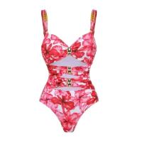 ราคา 2024 High Quality One Piece Swimsuit Golden buck Printed Push Up Women Bikini Set Swimwear Slimming Bathing Suit Beach Wear (21697700252)