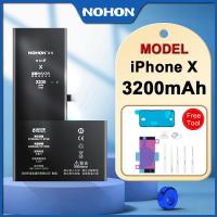ราคา NOHON แบตเตอรี่3200มิลลิแอมป์ชั่วโมงสำหรับเปลี่ยน iPhone X ความจุสูงของแบตเตอรี่แบตเตอรี่คุณภาพสูงพร้อมวิดีโอติดตั้งฟรี (21543662452)