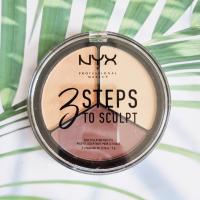 ราคา นิกซ์ คอนทัวร์พาเลต สำหรับคอนทัวร์และไฮไลท์ 3 Steps to Sculpt Face Sculpting Palette 5 g NYX Highlighter and Contour Palette (15715654600)