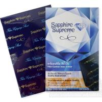 ราคา กระดาษคาร์บอน กระดาษก็อปปี้ ฟิล์ม คาร์บอน copy สีน้ำเงิน 210 330 มม ซัฟไฟร์ หรือ ตราเพชร 100แผ่น แพ็ค พร้อมส่ง (17818736914)