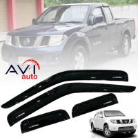 ราคา กันสาดรถยนต์ Navara 2007 2013 D40 สกรีนโลโก้ ตัวหนา ดำเข้ม งานไทย (21427379118)