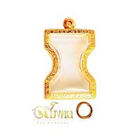 ราคา กรอบพระ งานทองเลเซอร์24k ใส่พระมเหศวรขนาด2 3x3 4 ไม่เกิน2มิลใส่ได้ ไม่ลอกไม่ดำ1ชุดมีห่วงมียางรองให้พร้อมใส่สินค้าเกรดพรีเมี่ยม แข็งแรงทนทาน (17126370229)