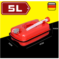 ราคา ถังน้ำมันสำรอง แกลลอนน้ำมัน ขนาด 5 ลิตร 10ลิตร เติมเบนซิน ดีเซล สีแดง เหมาะสำหรับ น้ำมันเบนซิน ถังเก็บน้ำมัน (22708976991)