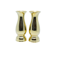 ราคา แจกัน แจกันทองเหลือง แจกันทรงแก้ว brass vase แจกันทองเหลืองแท้ ผิวคัดเงาเรียบ ทองเหลือง แจกันดอกไม้ มี 3 ขนาดให้เลือก 6 นิ้ว 7 นิ้ว และ 8 นิ้ว (21086603315)