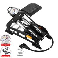 ราคา สูบลมจักรยานยนต์ ที่เติมลมจักรยาน สูบลมแบบเท้าเหยียบ ลูกบอล รถยนต์ ที่สูบลมจักรยาน พกพาสะดวก แข็งแรงทนทาน (22577154338)