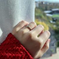 ราคา Linda 100 H A ring แหวนงานชุบทองคำขาว 18k เพชร CZ น้ำ 100 เจียระไนแบบเหลี่ยม H A เหมือนเพชรแท้ แหวนข้อ นิ้วก้อย อวบมาก (16300737368)