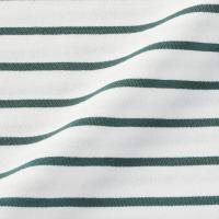 ราคา มูจิ เสื้อยืดคอปาดลายทางแขนสั้น ผู้หญิง MUJI Border Boat Neck Short Sleeve T Shirt (21835275883)