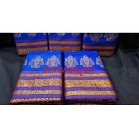 ราคา อินเดียผ้าส่าหรีอินเดียใต้ คุณภาพชั้นดีจากอินเดียเนื้อผ้านิ่มสบาย ถวายองค์พระแม่กาลี พระแม่ทุรคา พระแม่อุมา พระแม่ลักษมี ตกแต่งองค์เทวรูปต่างๆสวยงาม (21743900338)