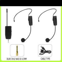 ราคา ชุดหูฟังไร้สาย ไมโครโฟน UHF ไมค์คาดศรีษะ ไมค์คล้องหู 2 4G ชุดหูฟังไมโครโฟน ไมค์คาดหัวไร้สาย Wireless Microphone Standby 24H (21498957623)