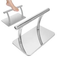 ราคา ราคาถูกคุณภาพดี เบาะรองนั่งสำหรับเด็กอ่อนนุ่มและทนทาน Booster Professional Stylist สำหรับร้านทำผม สตูลวางเท้าสแตนเลส (22052612019)