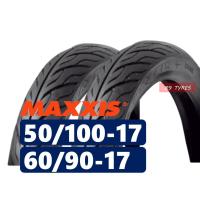 ราคา ยางนอกขอบ17 MAXXIS เเม็กซิส ลายไฟ แก้มเตี้ย 45 90 50 90 17 50 100 60 90 17 มีตัวเลือกสินค้า (10411458192)