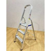 ราคา บันไดอลูมิเนียมทรง A 3 ขั้น บันได barco บันได newcon บันได ladder มีราวจับ สูง 3 ชั้น พับเก็บได้ กันลื่น รับน้ำหนักได้ดี NL HOME ZHTL003 (22528114523)