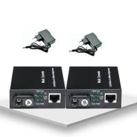 ราคา NetLINK Gigabit Media Converter 10 100 1000 MBPS HTB GS 03 A B Fiber Optic 20KM Single mode Single fiber WDM RJ45 2 ตัว A และ B media converter fiber 1000 (22425963578)