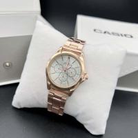 ราคา DD Watchนาฬิกาข้อมือผู้หญิง นาฬิกาข้อมือแฟชั่น นาฬิกาคาสิโอCasioหน้าปัด เรียบหรู สวยดูดีกันน้ำได้ สายเลส หน้าปัดสีชมพู สวมใส่ง่าย (18783808826)