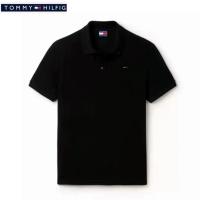 ราคา เสื้อโปโลผู้ชาย TOMMY แขนสั้น คอปก เสื้อยืดผ้าฝ้ายคุณภาพสูง สวมใส่สบาย ออกแบบอย่างดี ผ้าคอตตอน 100 รับประกัน (22128704773)