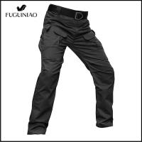 ราคา FUGUINIAOX4 Cargo กางเกงยุทธวิธีกางเกงทหารที่มีคุณภาพสูงขายาว Cargo กางเกงเดินป่ากิจกรรมกลางแจ้งผู้ชายกันน้ำ (21674831546)