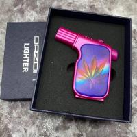 ราคา Gun Torch Lighter Quadruple 4 Jet Flame Refillable Butane Lighter (21926556266)