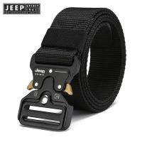 ราคา Jeep Spirit 1941 Estd เข็มขัดหนังแท้ของผู้ชายเข็มขัดลำลองธุรกิจหัวเข็มขัดอัตโนมัติหัวเข็มขัดอัลลอยด์แฟชั่นเลือกของขวัญวันหยุด (22306168045)
