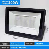 ราคา สปอร์ตไลท์ led 220v ไฟสปอร์ตไลท์ 10w 30w 50w 150w 200w 300w ไฟกลางแจ้ง Flood Light Saving ตกแต่งสวน ขนาด IP66 Waterproof (21297080877)