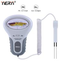 ราคา Yieryi เครื่องวิเคราะห์คุณภาพน้ำแบบพกพาคลอรีนและ PH Meter สระว่ายน้ำเครื่องทดสอบการตรวจสอบวิเคราะห์ chlorine for Swimming pool (18166587651)