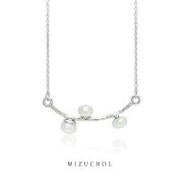 ราคา Mizuchol สร้อยเงินแท้ ประดับไข่มุกแท้ Snowy Day Necklace SALE (22626967562)
