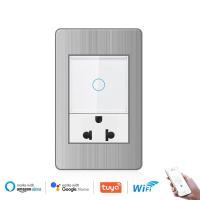 ราคา VISWE smart switch tuya smart switch tuya switch wifi switch tuya wifi smart switch wifi เต้ารับ usb type c ปลั๊กไฟ 2 ขา ปลั๊กไฟ 3 ขา white switch 118 72mm แผงสแตนเลส (21812561383)