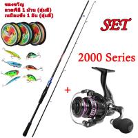 ราคา HAIYI FISHING ชุดคันเบ็ดราคาถูก 2 ส่วนปั่น คันเบ็ดพร้อมรอก รอกเบส 14 1BB ชุดคันเบ็ดครบชุด ลากสูงสุด 10 กิโลกรัมรอกตกปลาแบบพกพาเบ็ดตกปลาคอมโบชุดสำหรับปลาคาร์พเบสน้ำ (22718872940)