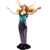 ราคา ชุดนางเงือกสำหรับผู้ใหญ่นางเงือกชุดคอสเพลย์โชว์ไหล่ชุดหางปลาชุดฮาโลวีนชุดการแสดงแฟนซี (20145744096)