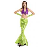 ราคา ชุดนางเงือกสำหรับผู้ใหญ่นางเงือกชุดคอสเพลย์โชว์ไหล่ชุดหางปลาชุดฮาโลวีนชุดการแสดงแฟนซี (20145744111)
