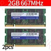 ราคา ใหม่สำหรับข้อมูล4GB 2X2GB PC2 5300S DDR2 667MHz 200Pin หน่วยความจำแล็ปท็อป SODIMM โน้ตบุ๊ค SDRAM (18805659397)