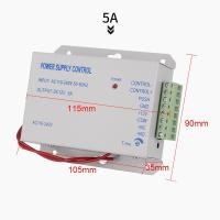 ราคา DC 12V 5A Power Supply Adjustable Delayed Locking Access Control Power Supply Accessories (22529036108)