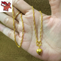 ราคา สร้อยคอทอง สร้อยคอทองคำแท้ครึ่งสลึง จี้หัวใจ หนัก 2 6 กรัม ทองคำแท้ 96 5 ขายได้ ทอง แท้ หลุด จำนำ (22296022856)