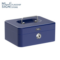 ราคา Nusign กล่องเหล็กเก็บเงิน กล่องเซฟ เซฟหิ้ว เซฟอเนกประสงค์ ขนาดเล็กกระทัดรัด มีหูหิ้ว พร้อมกุญแจ Cash Box (22442861957)