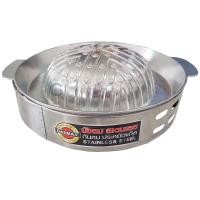 ราคา กระทะปิ้งย่าง หมูกระทะ พร้อมที่บังลม สแตนเลส สำหรับ เตาแก๊สปิคนิค และ โครงเตาแก๊สปิคนิค ขนาดถัง 4กก (22148439819)