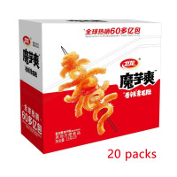 ราคา หมึกกรุบหมาล่า ยกกล่อง ยำตีนไก่ของจีน เว่ยหลง 魔芋爽 มีหลายรส 1กล่อง 20ซอง เส้นบุกหม่าล่า ขนม เจ หม่าล่า เปรี้ยวเผ็ด ขนมกับแกล้ม ขนมนำเข้า อาหารว่าง บุกหม่าล่า หมึกกรุบ หมึกกรุบ sunsu ปลาหมึกหม่าล่า (221