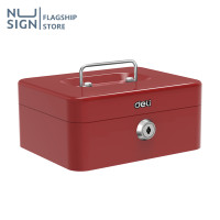 ราคา Nusign กล่องเหล็กเก็บเงิน กล่องเซฟ เซฟหิ้ว เซฟอเนกประสงค์ ขนาดเล็กกระทัดรัด มีหูหิ้ว พร้อมกุญแจ Cash Box (22442861956)