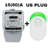 ราคา มิเตอร์ไฟฟ้า Electric meter electricity meter 2 phase power meter 15A 60 A Nationnine (22747785845)