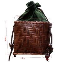 ราคา กระเป๋าสานไม้ไผ่สไตล์ญี่ปุ่นกระเป๋าไม้ไผ่แฮนด์เมดงานฝีมือพื้นบ้านหลายสิบปีกระเป๋าผู้หญิงแบบหิ้วสำหรับจัดเก็บพิธีชงชาวัยรุ่นแนวอาร์ตๆกระเป๋าถือ (22748453936)