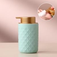 ราคา เครื่องจ่ายสบู่โฟมเซรามิกสุดหรูขวดแชมพูแบบกดที่ใส่น้ำยาล้างมือแบบพกพาอุปกรณ์เสริมสำหรับห้องน้ำนอร์ดิกที่ทันสมัย (13077139913)