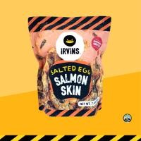 ราคา IRVINS หนังปลาแซลมอนทอดกรอบเคลือบไข่เค็ม Salted Egg Salmon Skin ขนาด 210 g (22223627122)