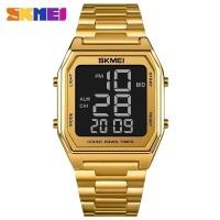 ราคา SKMEI นาฬิกานาฬิกาสปอร์ตดิจิตอล LED กันน้ำ1735นาฬิกาผู้ชายนาฬิกาอิเล็กทรอนิกส์สำหรับธุรกิจนาฬิกาข้อมือสายเหล็ก (21479778322)