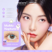 ราคา Sisse lens คอนแทคเลนส์เกาหลี รุ่น Momo Series สี Neptune เลนส์บางเบา O2 Air lens misslens (12991477239)