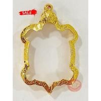 ราคา กรอบพระทองอิตารี่เต่ายกซุ้ม พับหลังกันน้ำ (21724164319)