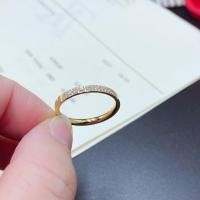 ราคา KALAMI 120 แหวนเพชรครึ่งวง ตัวหนา ไทเทเนี่ยม หญิงงานเพชรครึ่งลอบสแตนเลสแท้ งานดี (22680290011)