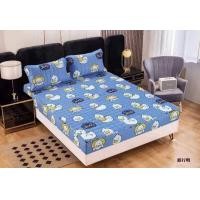 ราคา ผ้าปูที่นอน ผ้าปูรองนอนใยไหม ผ้ารองกันฝุ่น กันเปื้อน ลายการ์ตูน 6 5 3 5 ฟุต 3 ชิ้น สีพื้น หน่า 12 นิ้ว ลายใหม่ (21268562848)