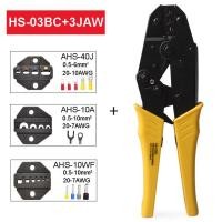 ราคา Electrical Terminal Ratchet Crimping Crimper Auto Electrician Tool HS 03BC Wire Terminal Crimping Pliers Jaw Tools Hand (18380369051)