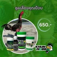 ราคา ชุดเลี้ยงบำรุง คุณม็อบ ชุดเลี้ยงไก่ชน สมุนไพรไก่ชน (21908628905)