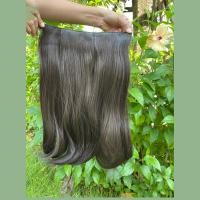 ราคา แฮร์พีช hairpiece แฮร์พีช calawigs ชิ้นหนาพิเศษไหมด้านเหมือนผมจริง แฮร์พีชตรงปลายงุ้ม รหัส L500 กว้าง28cm ยาว50cm (7169578866)