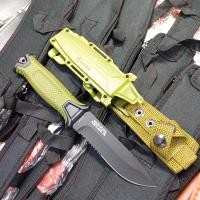 ราคา มีดพกพาเดินป่า มีดเดินป่า BG GERBER 0871214B มีดทหาร มีดพกพาอนกประสงค์ สีเขียว พร้อมสักพลาสติกแข็งสายอ่อนสำหรับคาดเอวหรือขา สินค้าพร้อมใช้งาน (21436084685)